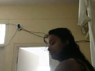 Hot Mumbai girl Avantika after shower soaking her wet body checking her juicy natural tits and figure in this self recorded mms video.