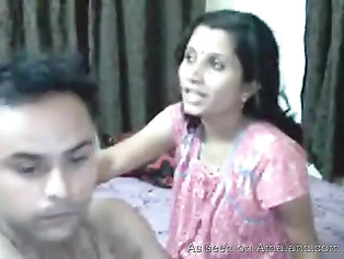 Amateur Indian couple having fun.