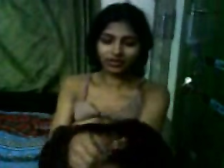 Hot South Indian GF sucks and rides my dick.