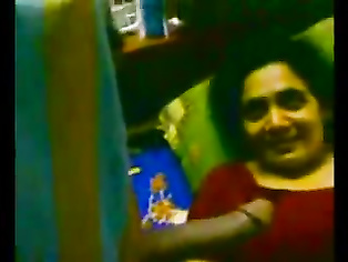 Indian bbw aunt enjoyed