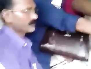 SATIN SILK SAREE AUNTY ENJOYING GROPING FROM BACK TAMIL GUY