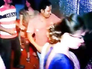 cute bangla aunty dancing in private party