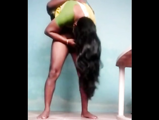 Voluptuous Mallu Wife enjoys Standing69 with Neighbour