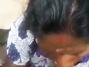 Indian Mom old Mature blowing her sons friend - Cum in mouth