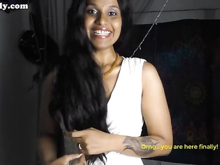 Step brother Cum eating instructions in Hindi (Eng subs)