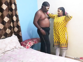 Desi Shanaya Bhabhi In Eye Catching Indian Shalwar Suit Having Closeup Sex With Love
