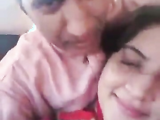 paki sister boob press brother by in car at new