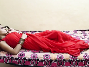 Hot Desi gorgeous in romantic scene has her boobs squeezed