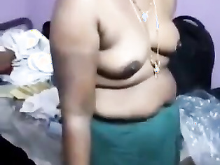 very shy indian aunty stripping infront of neighbor guy