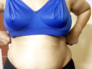 Trying Out A New Bra On My Huge Milky Boobs