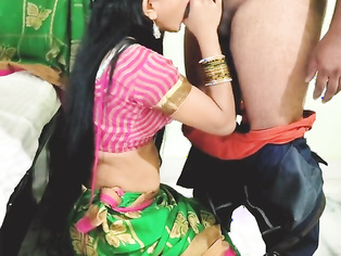 Indian housewife masturbating with brinjal and fucking with husband friend