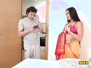Desi HOUSEWIFE Maid Stripped and Fucked Hard after Rim Job