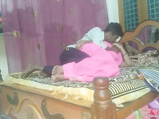 Indian Telugu Couple Celebrating Anniversary Day With Cute Sex In Various Positions