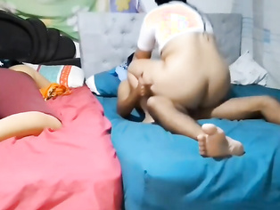 stepson fucks his stepmother hard while his stepsister rests