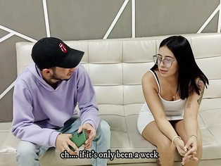 Hot latina is hired by the horny liam to fuck her cunt and fill it with milk - CREAMPIE - Porn in Spanish