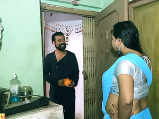 Indian sexy bhabhi having sex secretly with house owner’s son!! Hindi webseries sex