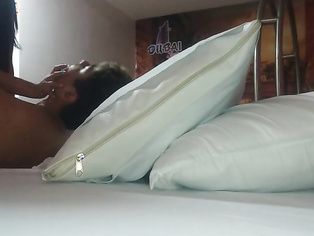 my neighbor fucks me hard in motel while my cuckold is waiting at the garage