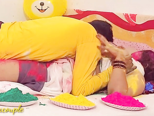 Holi XXX fuck with widow bhabhi on festival.