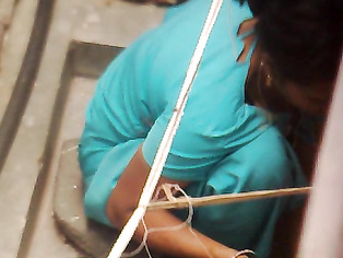 Desi Aunty Caught Washing - Movies.